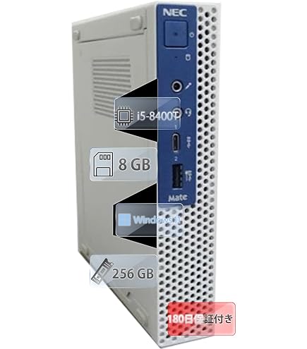 Amazon.co.jp: 【整備済み品】NEC ミニPC MC-1 Office2019 i5-7500T